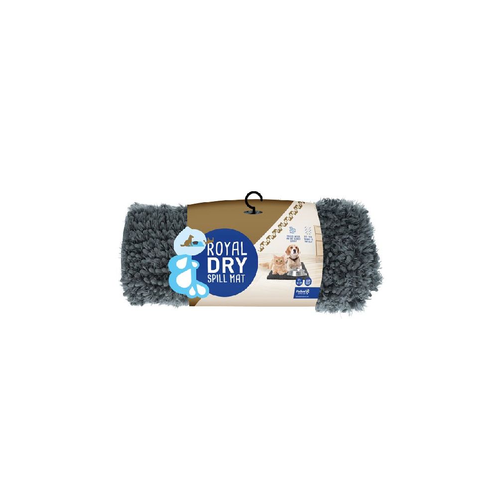 Royal Dry | Hundematte | Kleckermatte | Polyester | Antirutsch | Antibakteriell | Waschmaschinenfest