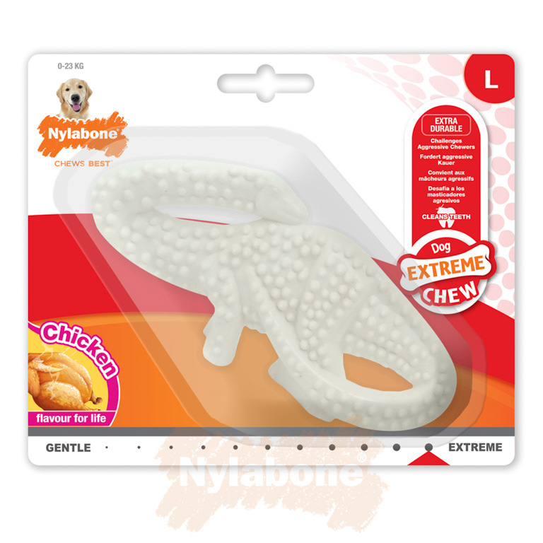 Nylabone | Hundespielzeug | Extreme Chew | Chicken Monster Bone