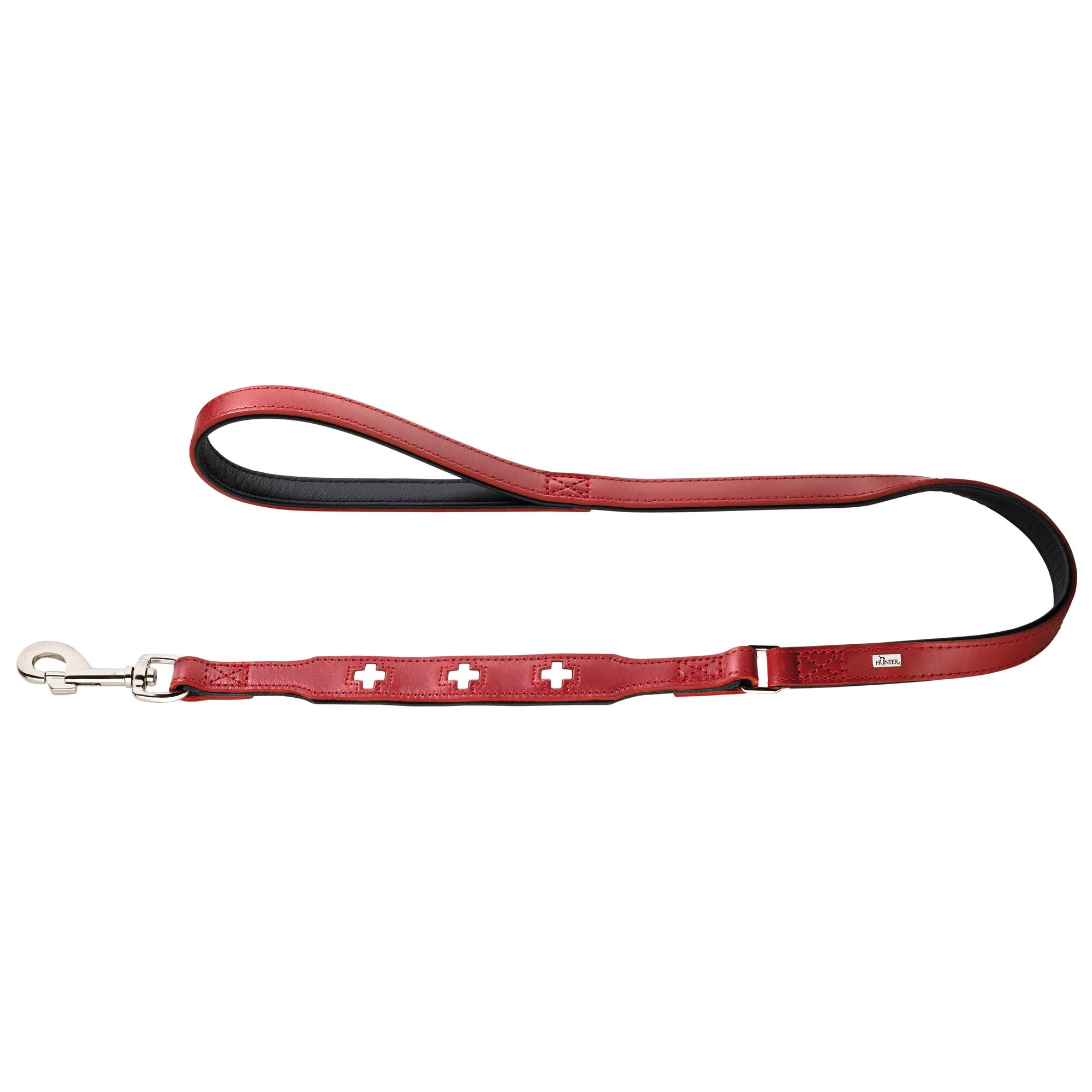 Hunter | Hundeleine Leder | SWISS | Führleine | Rindsleder | versch. Farben
