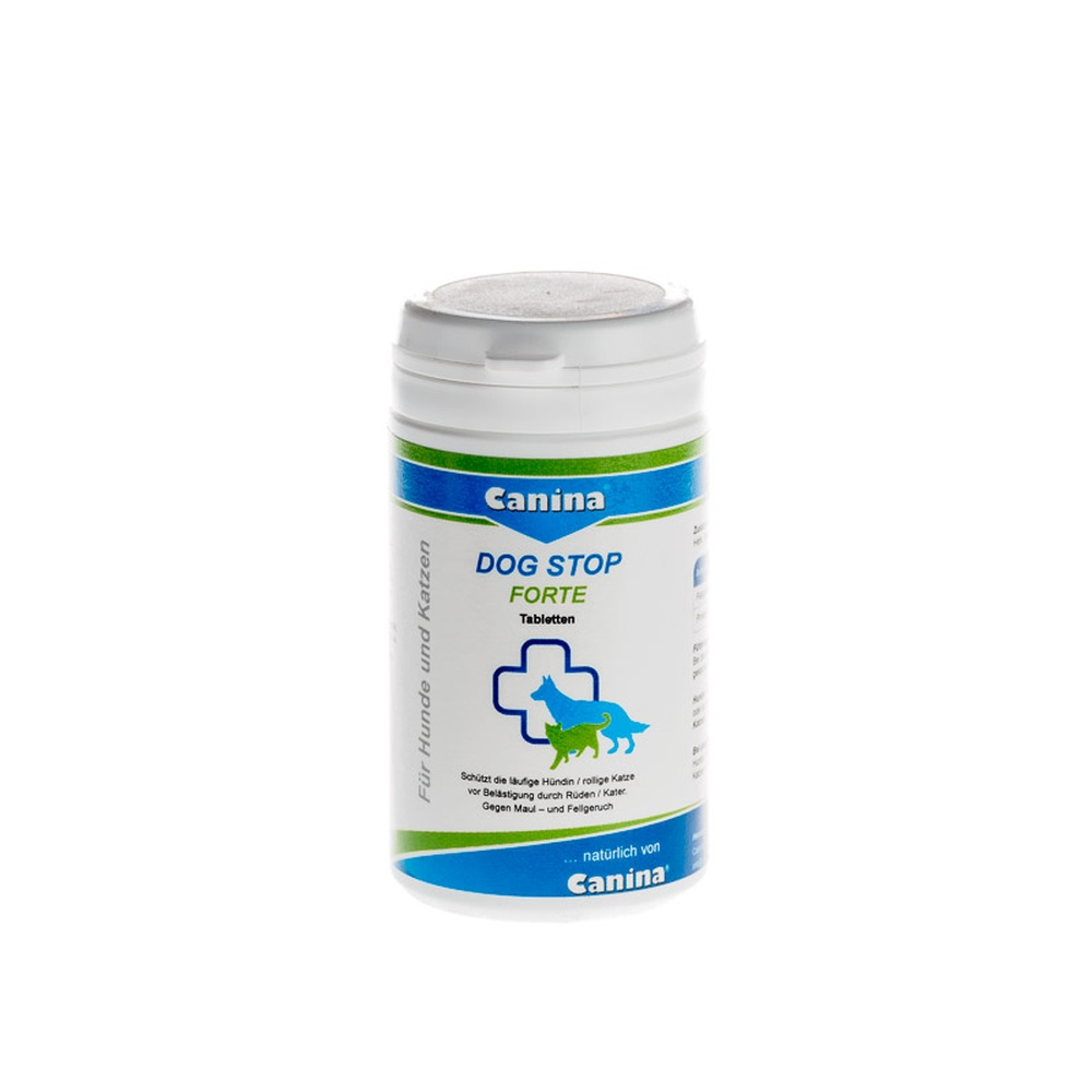 Canina | Dog-Stop Forte Tabletten | Pflege & Hygiene | Maul- Fellgeruch | schützt läufige Hündin