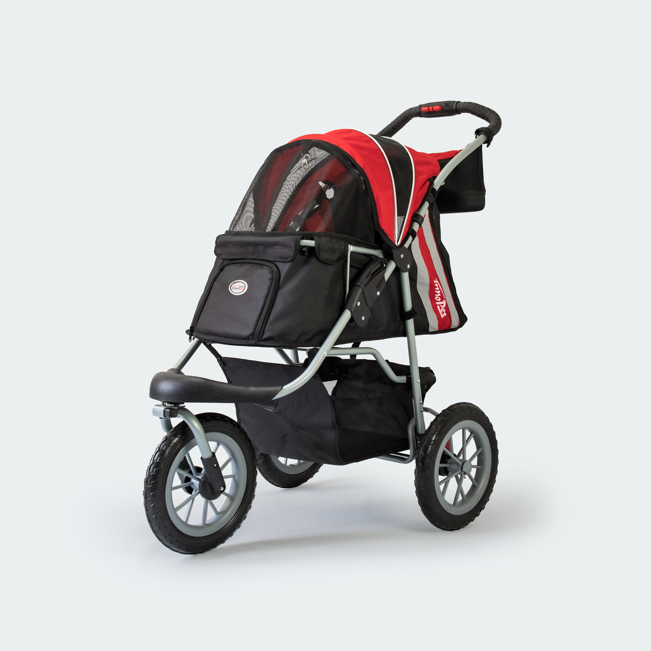 InnoPet | Hundebuggy Comfort EFA ECO | bis 25 kg | Vollgummi Reifen | Klappb.Verdeck | versch.Farben