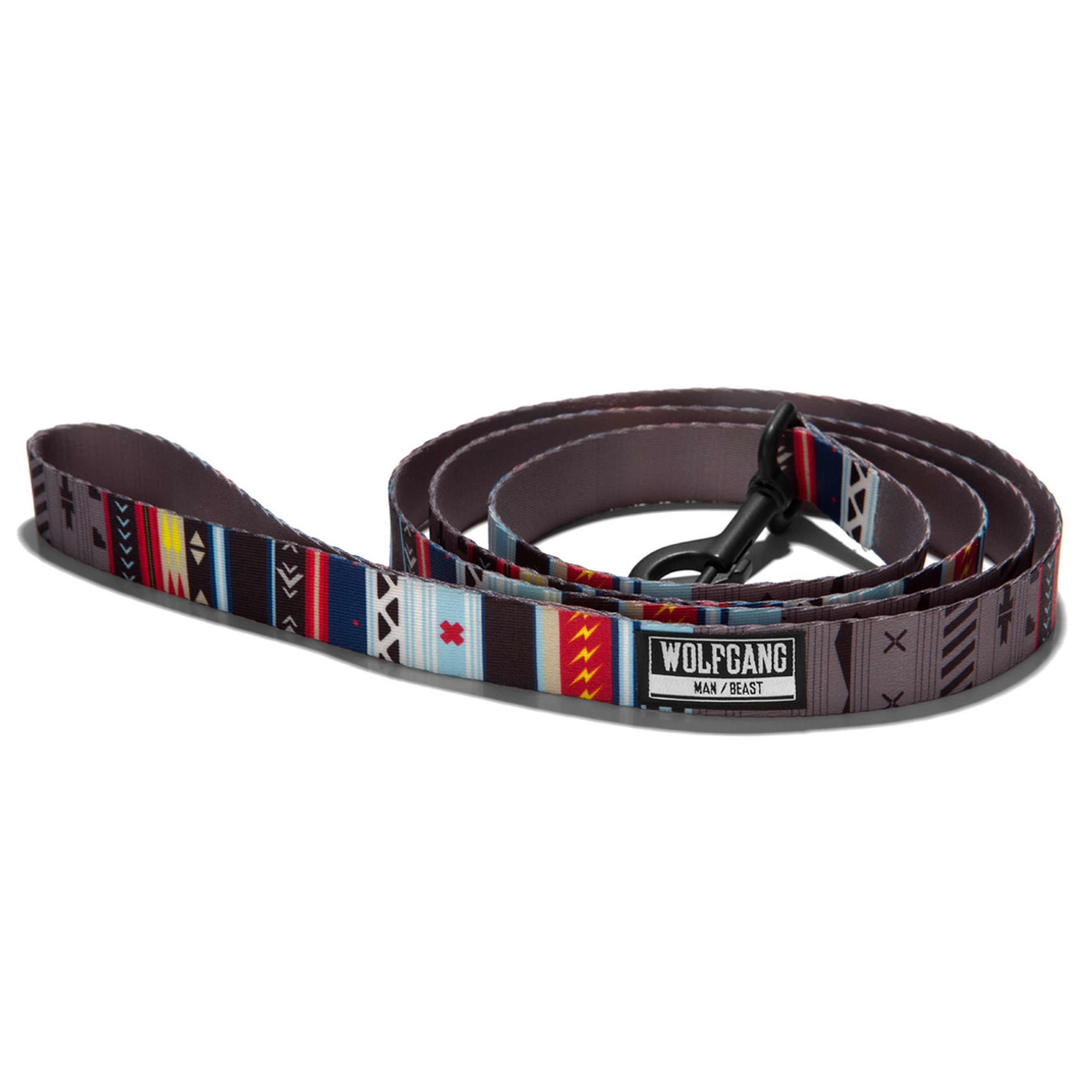 Hundeleine | NativeLines | Leinen | S | Grau | Rot