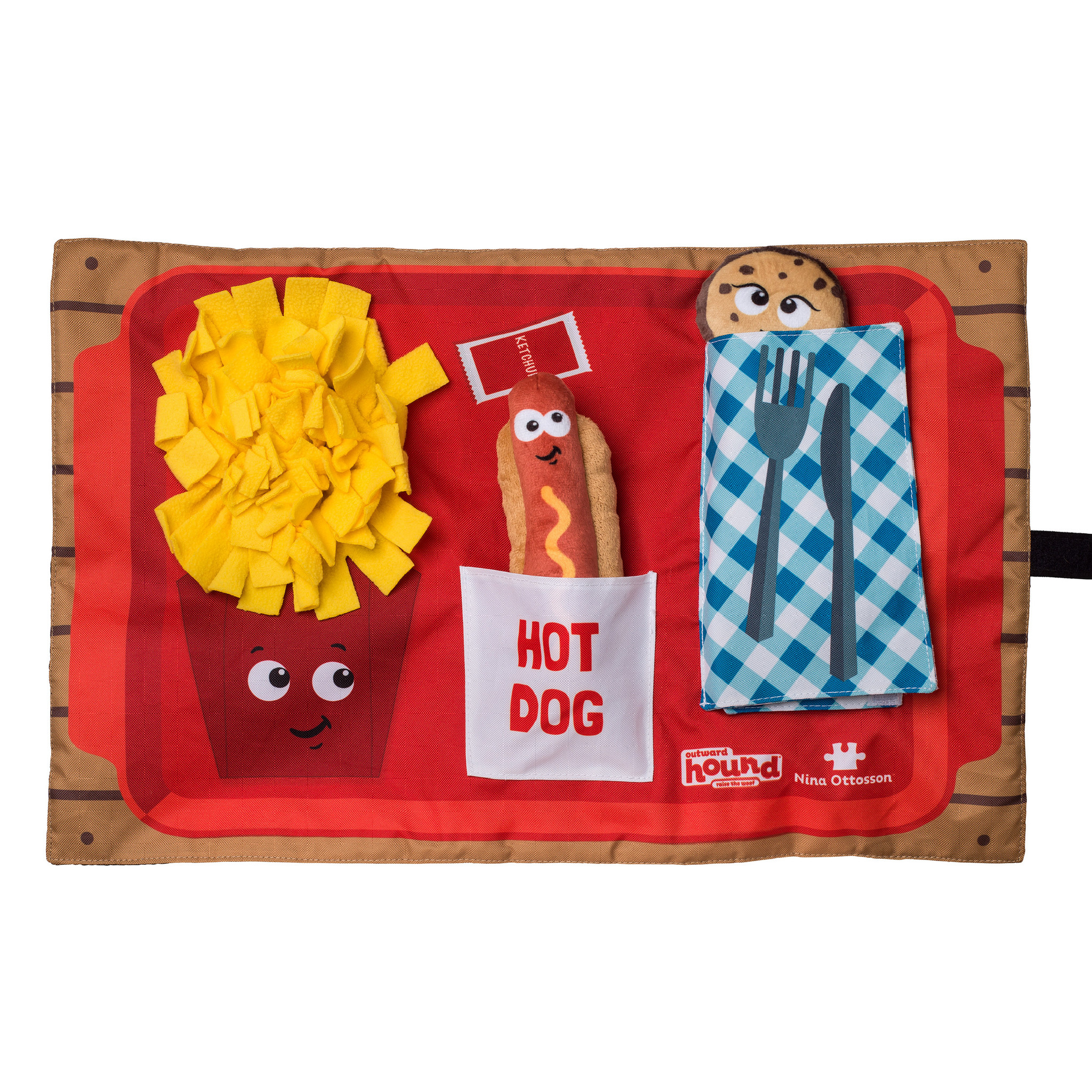 Outward Hound | Hundespielzeug | Nina Ottosson Activity Matz Fast Food Fun