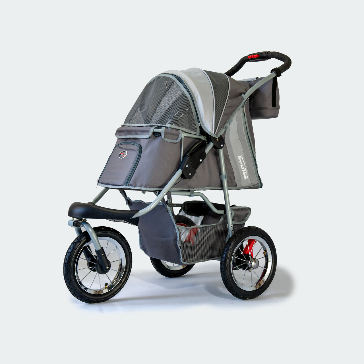 InnoPet | Hundebuggy Comfort Air ECO | luftgefüllte Profi-Reifen | klappb. Verdeck | versch. Farben