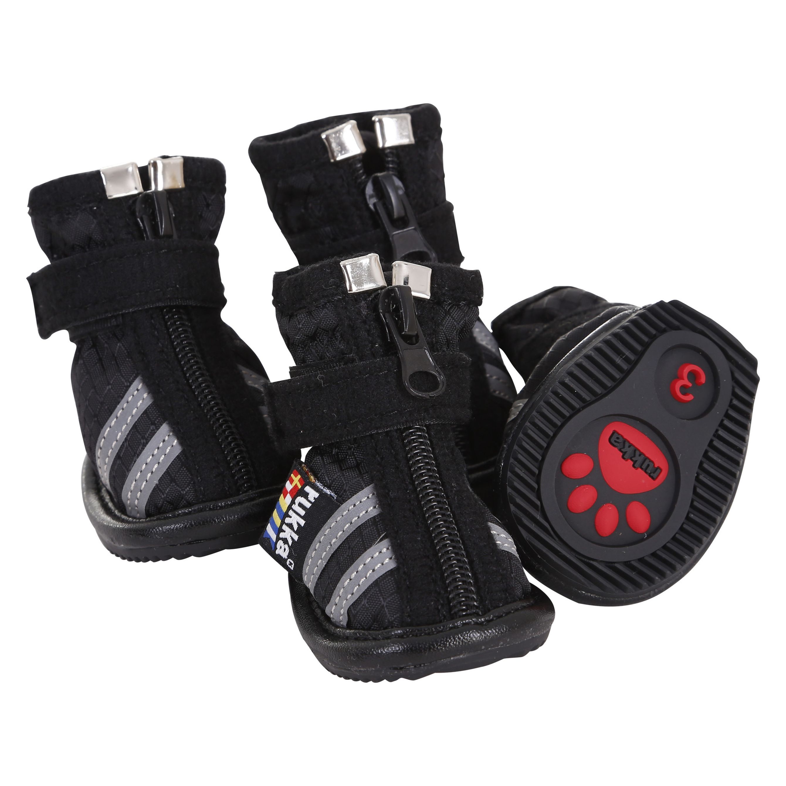 Hundebekleidung | Proff | 2er Set | 1 | Pfotenschutz | Schwarz