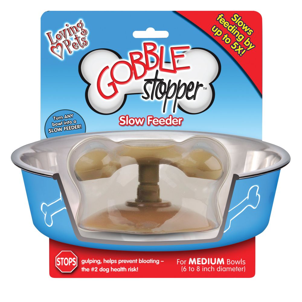 Slow Feeder | für Hundenapf | Gobble Stopper | versch. Größen