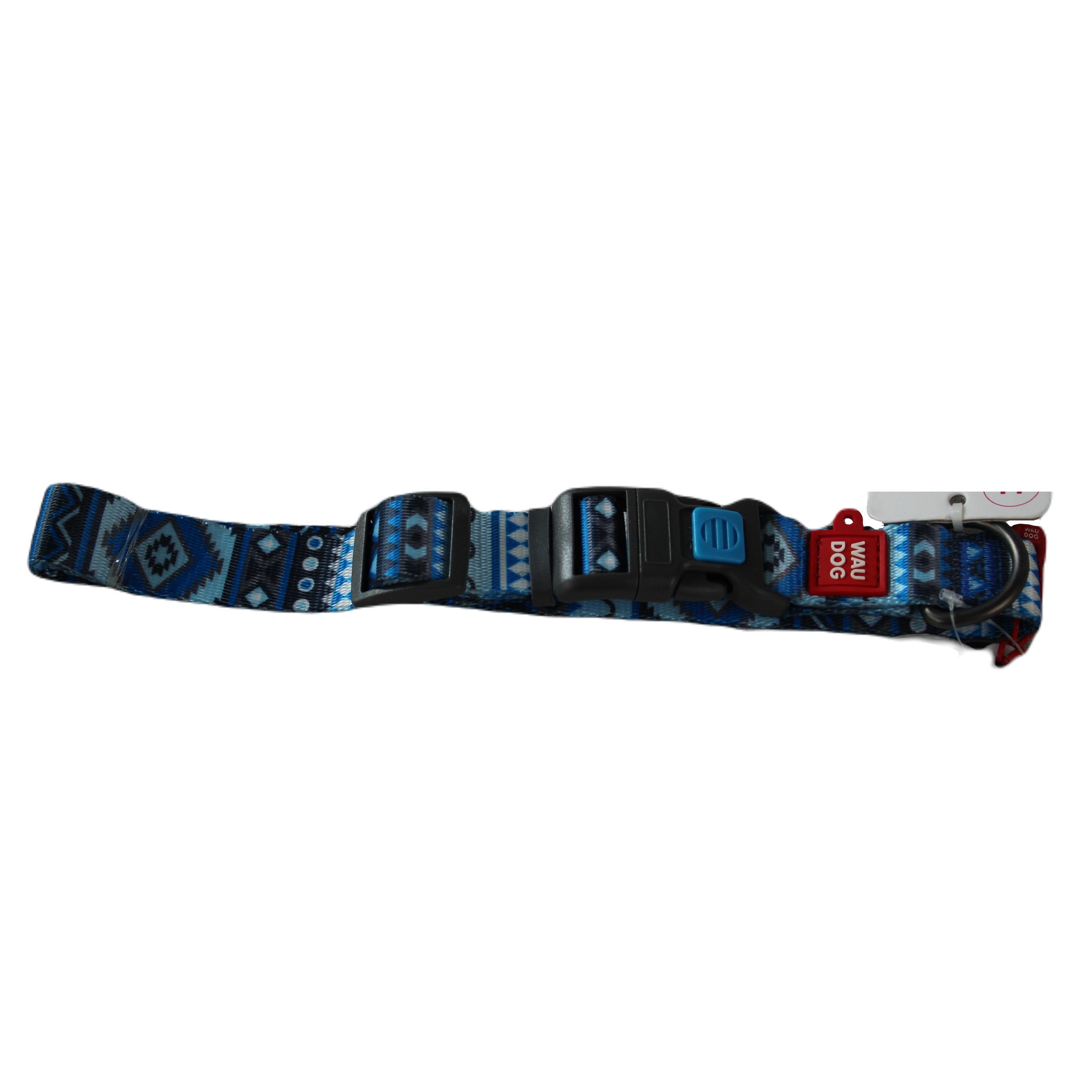 WAUDOG | Hundehalsband | Bunt | 35-58 cm Halsumfang | Nylonhalsband für Hunde