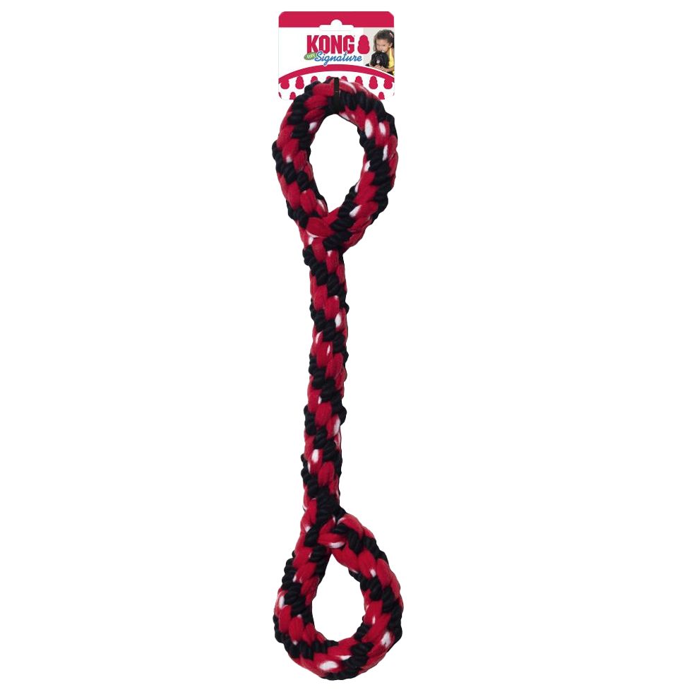 KONG | Hundespielzeug | Signature Rope 22" Double Tug | Zerrspielzeug | Tauspielzeug