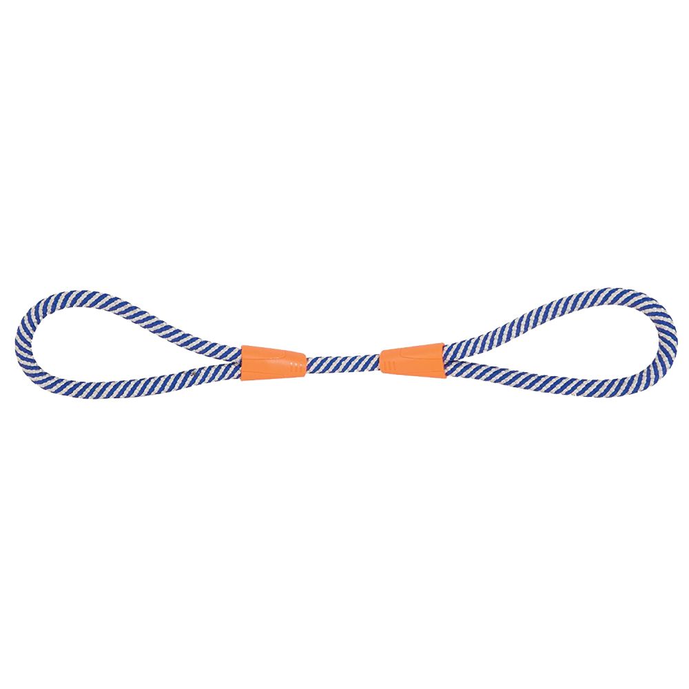 Hundespielzeug | Zerren | Kauen | Ziehen | OrangeBlau | 9x35x3.7 cm