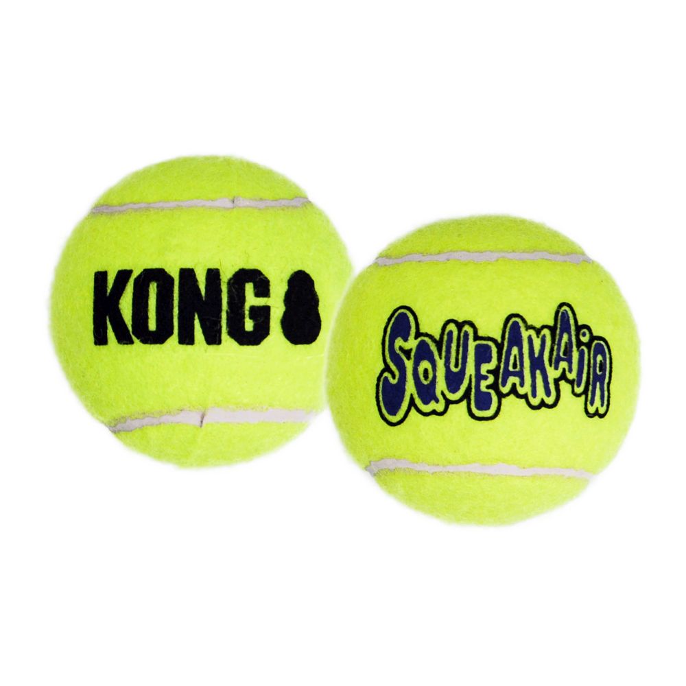 Hunde Spielzeug | Ball | Air Squeaker Tennisball XL | Durchmesser:10,16 cm