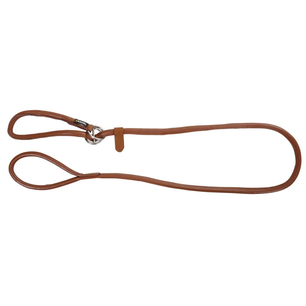 Hundeleine | Rundleder-Schlupfleine | Roma | 170 x 8 cm | versch. Farben