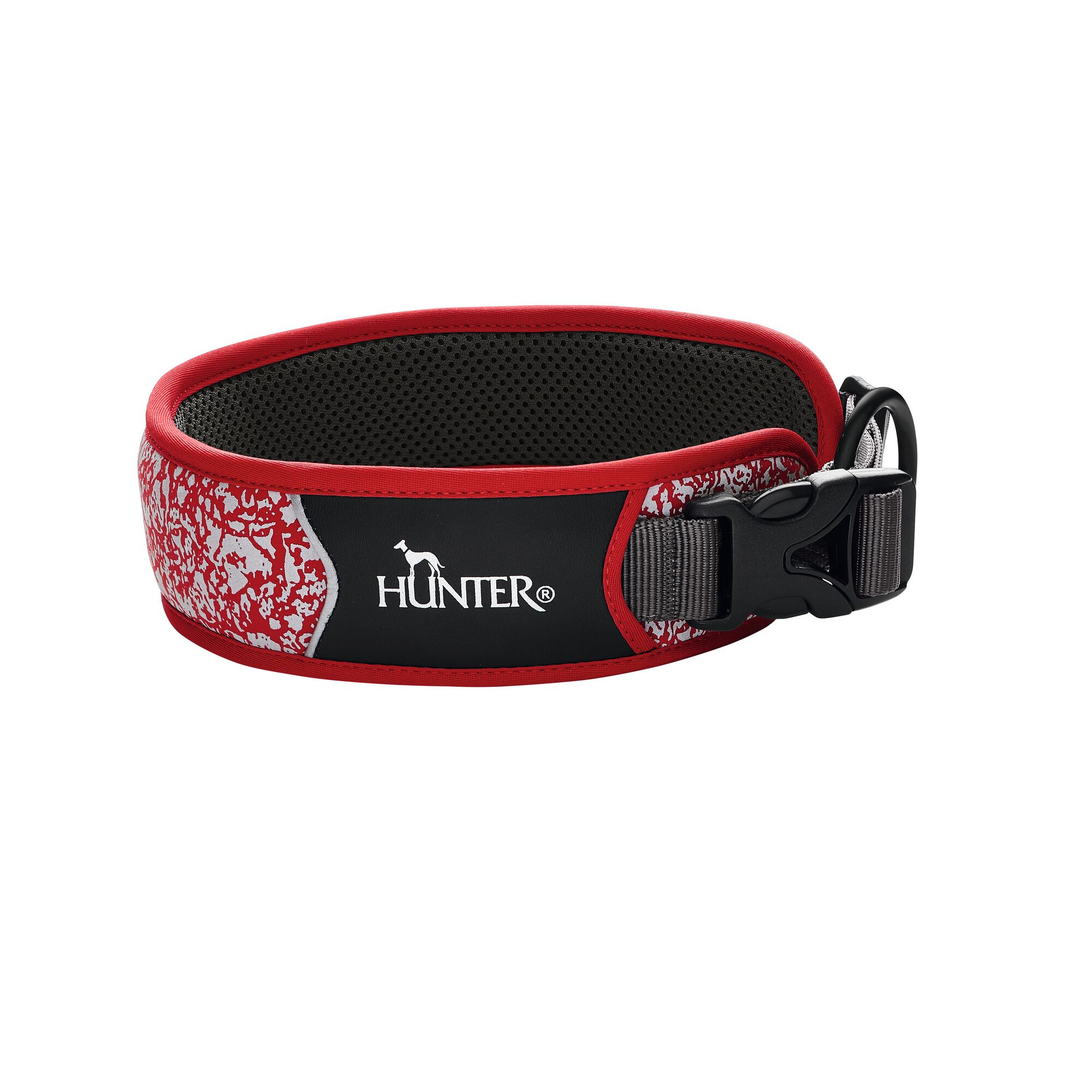 Hunter | Hundehalsband | Divo Reflect | Nylon | Reflektierend | Robust | versch. Farben und Größen