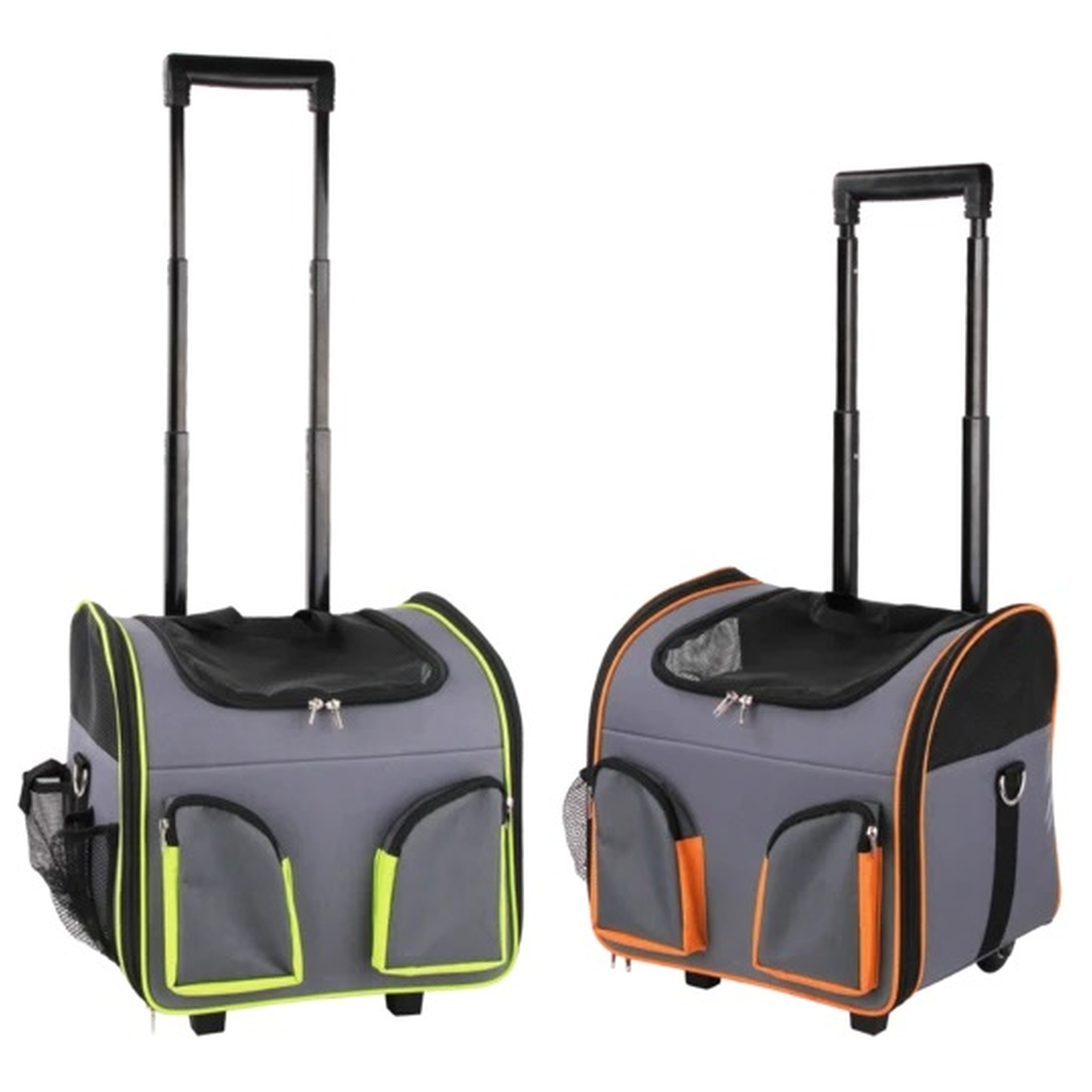 Pawise | Hundetransport | Reisetasche | Gitternetz | Handkarren | Grau | 37x27x33 cm