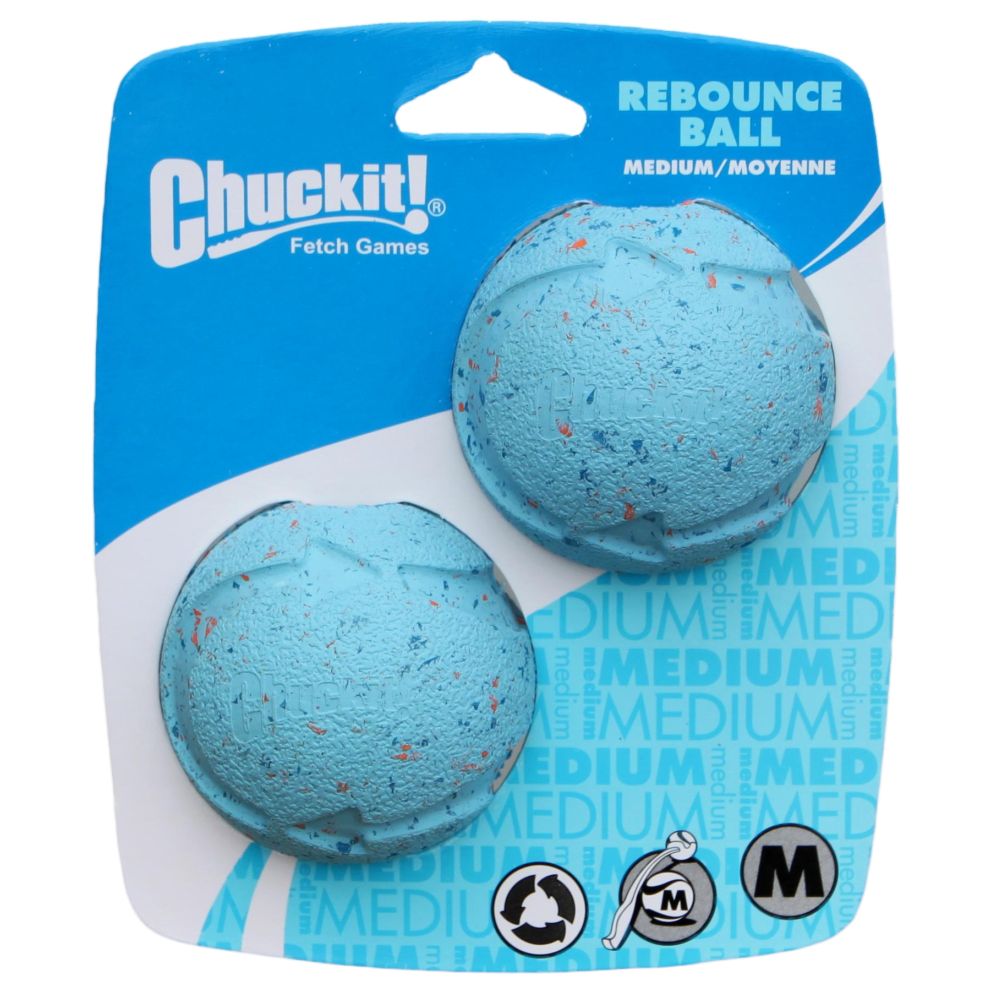 Hunde Spielzeug | Ball | Med Rebounce Ball | im 2er-Pack | Breite:13,80 cm