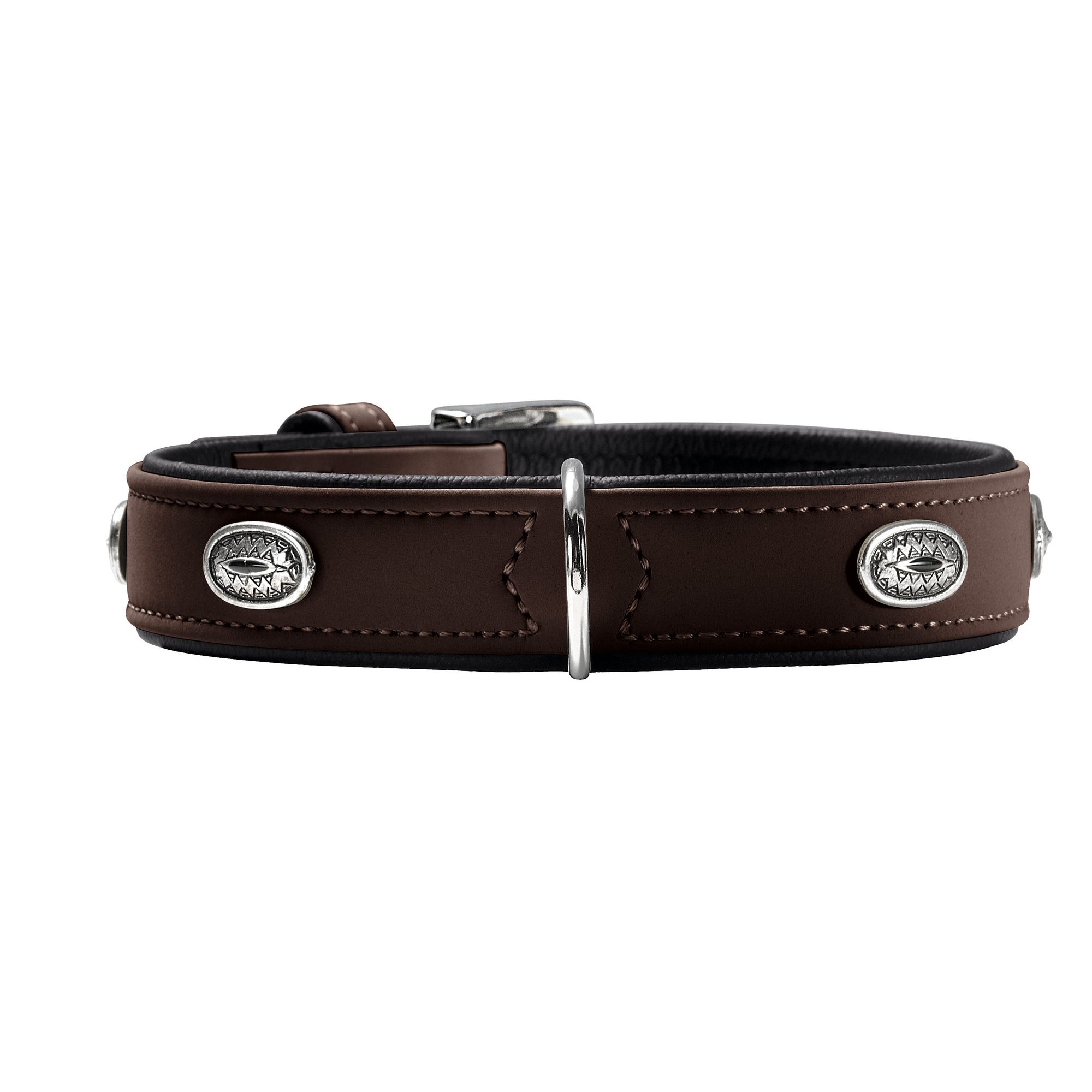 Hunter | Hundehalsband | Softie Stone | Lederhalsband | Kunstleder | versch. Farben und Größen