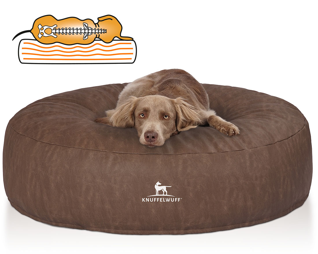 Knuffelwuff | Orthopädisches Hundebett Little Mountain | Ergonomisch |  Hundematte | Hundematratze