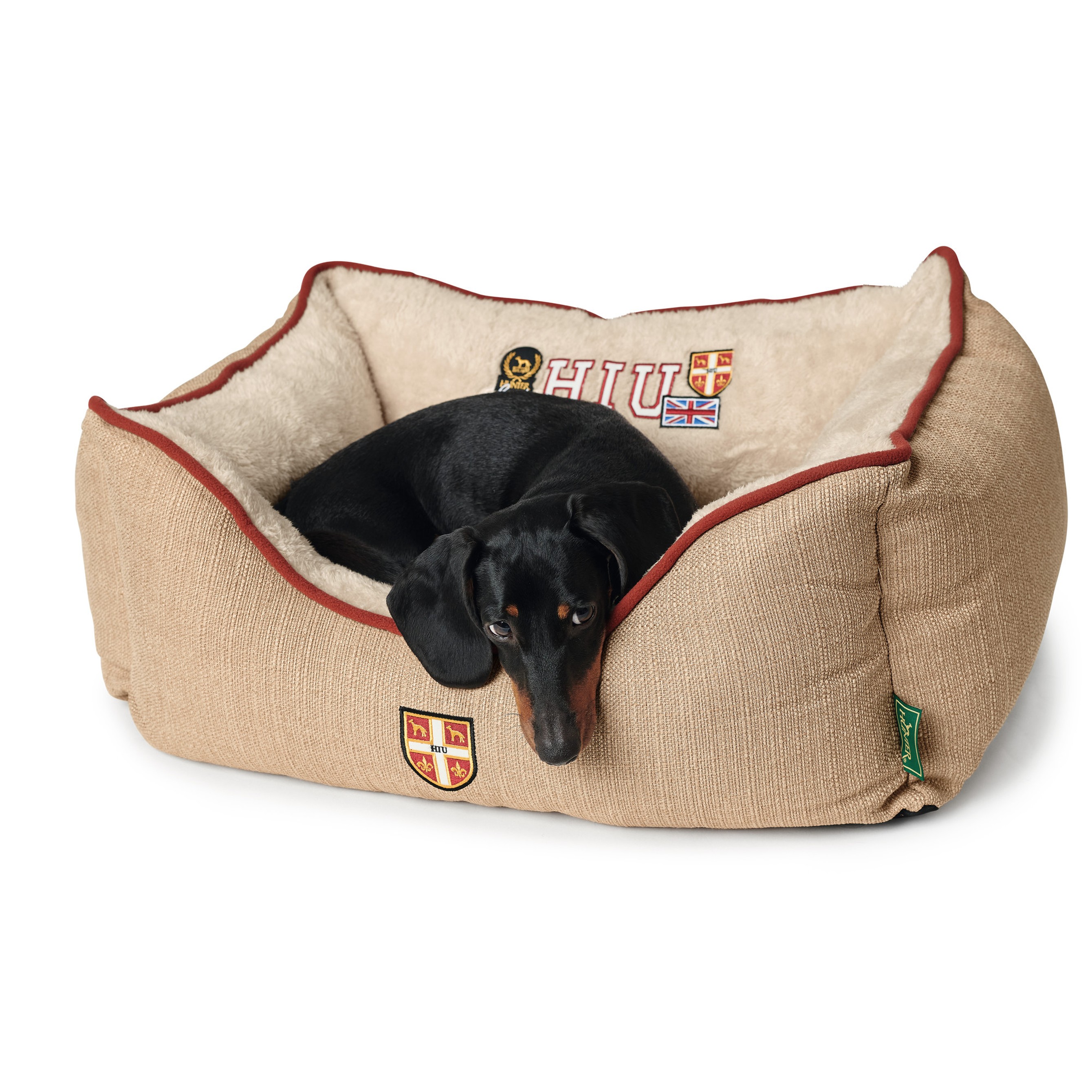 Hunter | Hundebett University | Verschiedene Farben & Größen | Gemütliches Hundesofa | Langlebig
