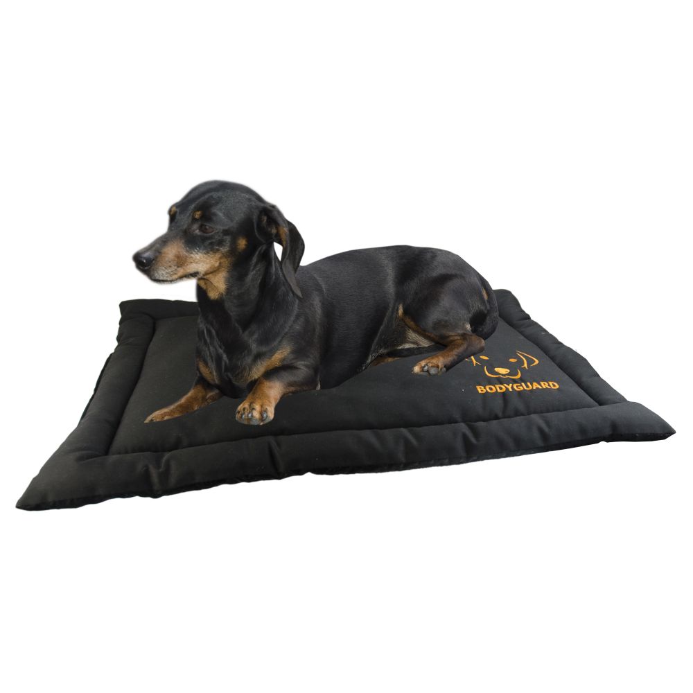 Hundedecke | Insektenschutz | Unschädlich | Ruhen | Schwarz | Polyester | 43x63x2.5 cm