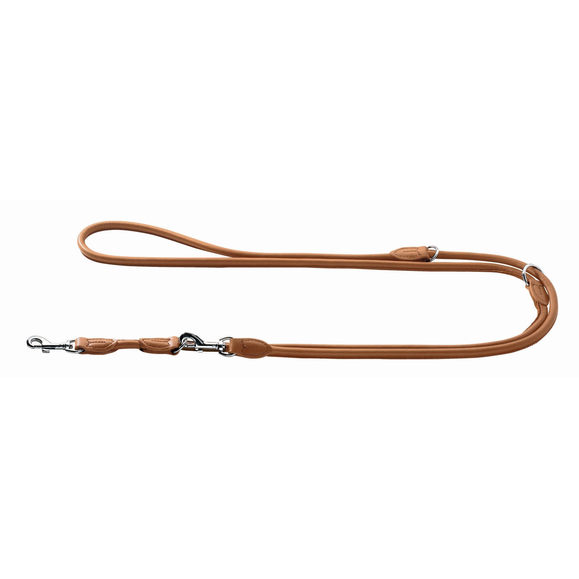 Hunter | Hundeleine | Round & Soft Elk Petit | Verstellbare Führleine | Elchleder | versch. Farben