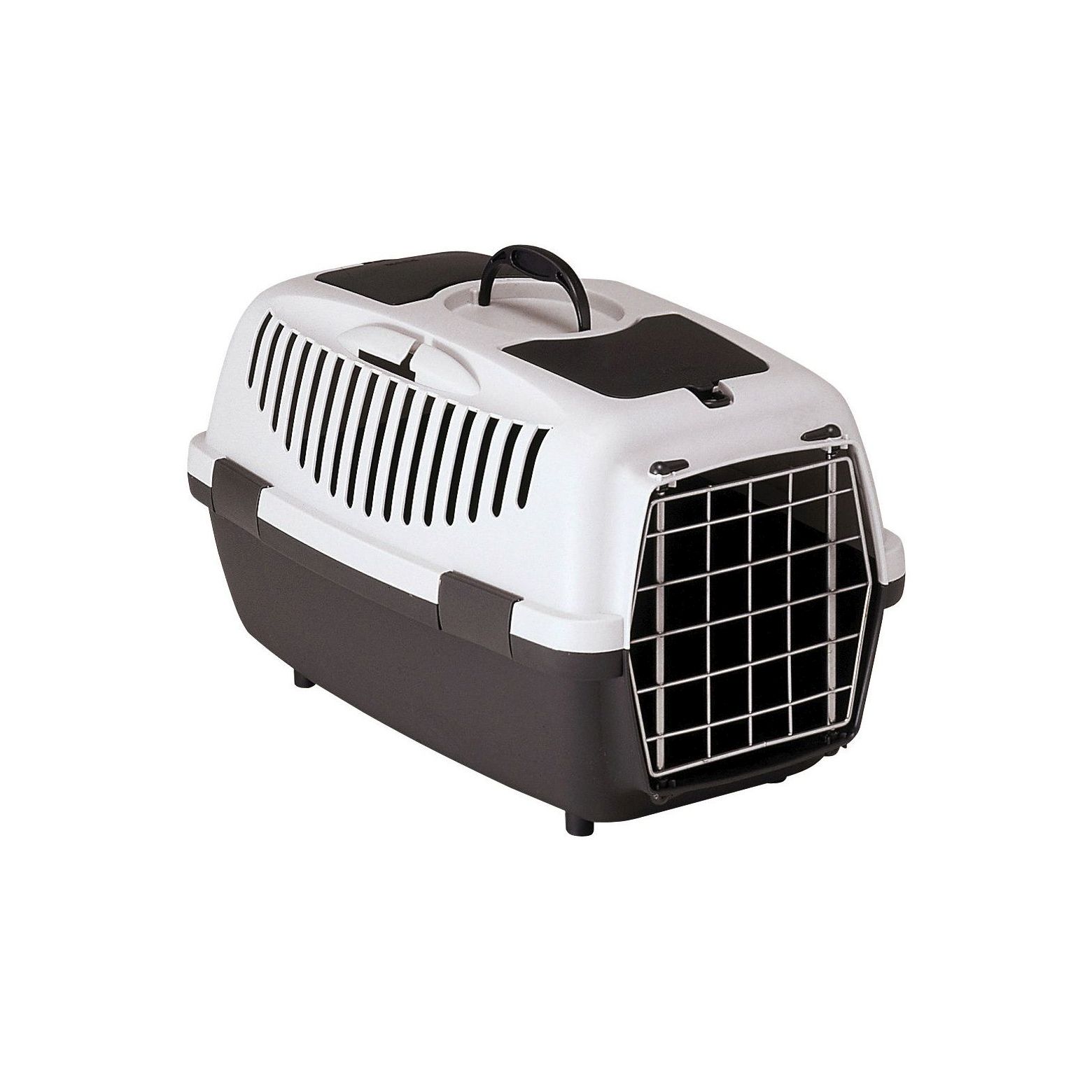 Coperani | Transportbox für Hunde | Grau | versch. Größen | mit Vorrichtung für Autosicherheitsgurte