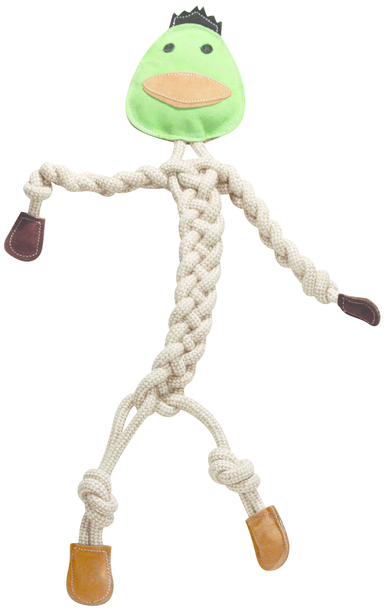 Huggle Hound | Hundespielzeug | Rope Knottie Duck