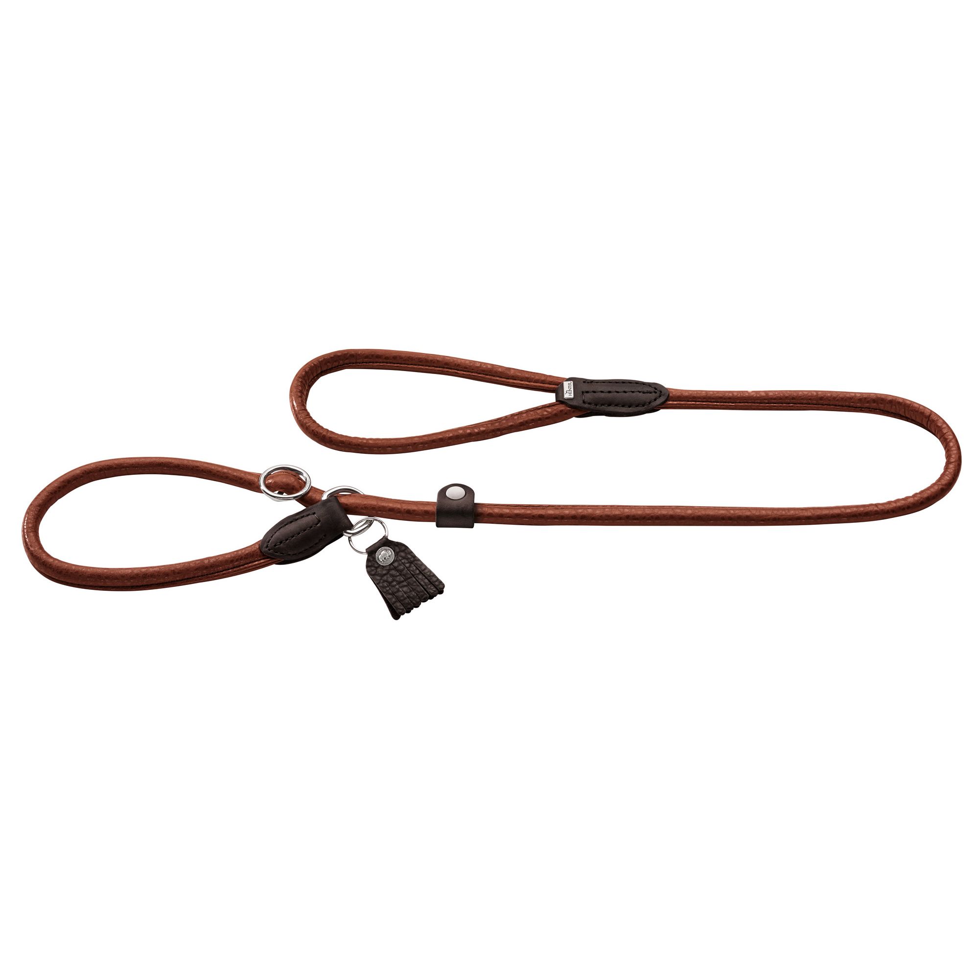 Hunter | Hundeleine Leder | Round & Soft Cody | Retrieverleine | Bisonleder | versch. Farben