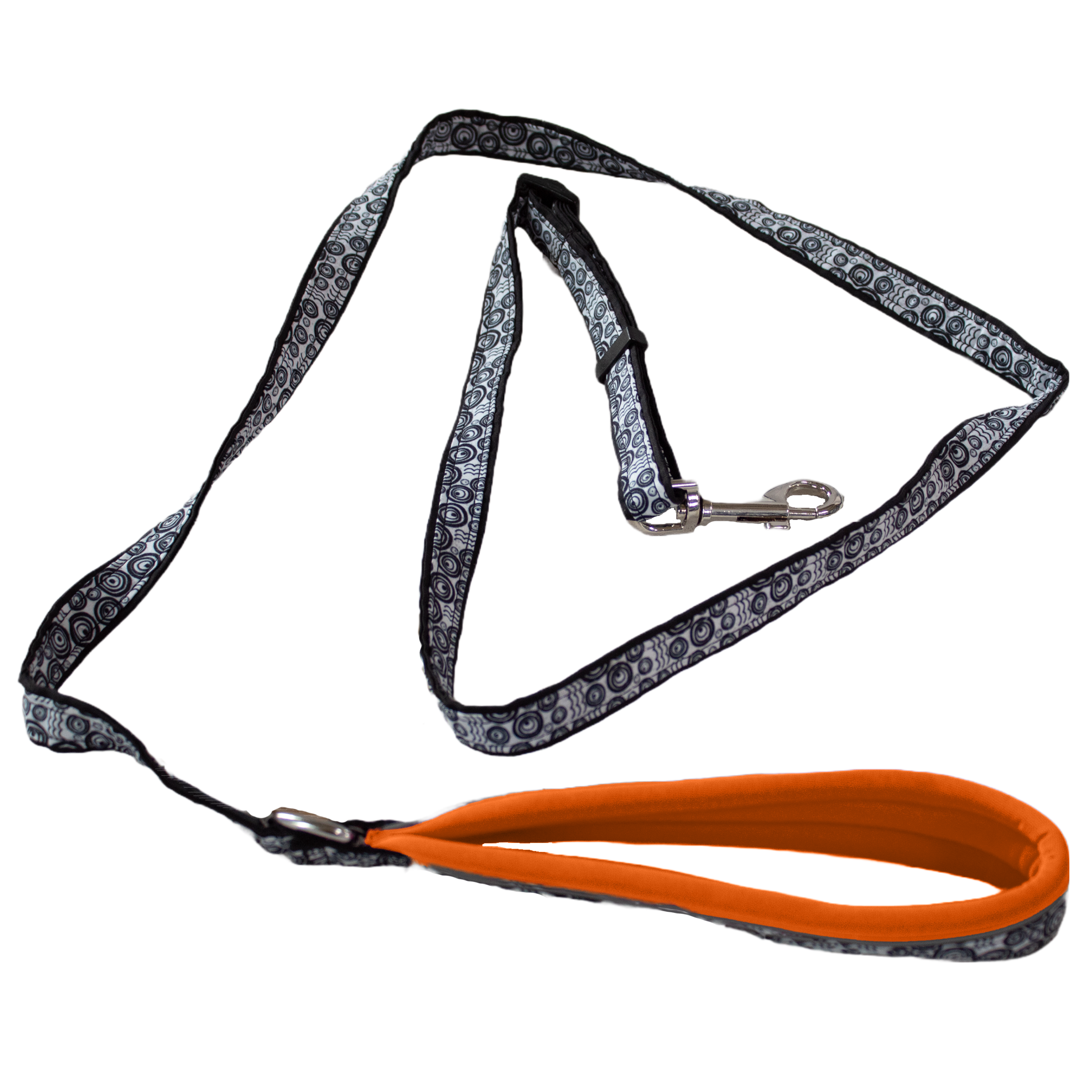 Finnero | Hundeleine Neopren | versch. Farben | 120 cm | Führleine für Hunde | Nylongewebe | robust