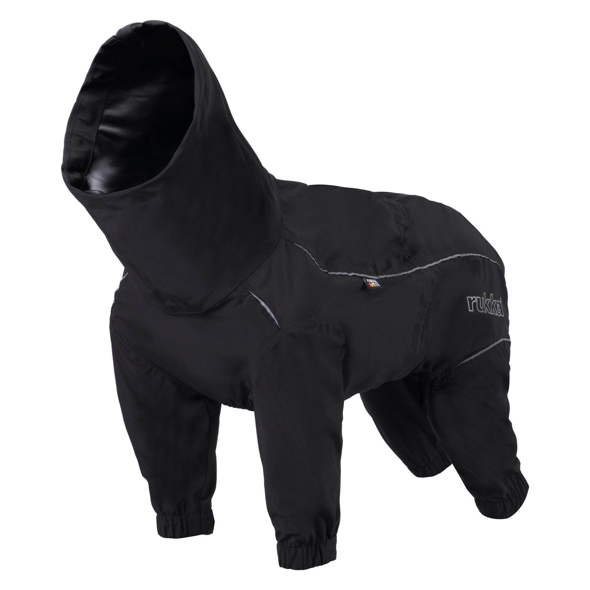 RukkaPets | Hundebekleidung | Protect Overall | Schwarz | Hundeanzug | versch. Größen