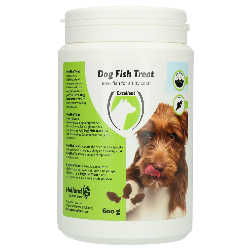 Excellent | Pflege & Hygiene | Dog Fish Treat | Nahrungsergänzung | Leckerli | Fellpflege