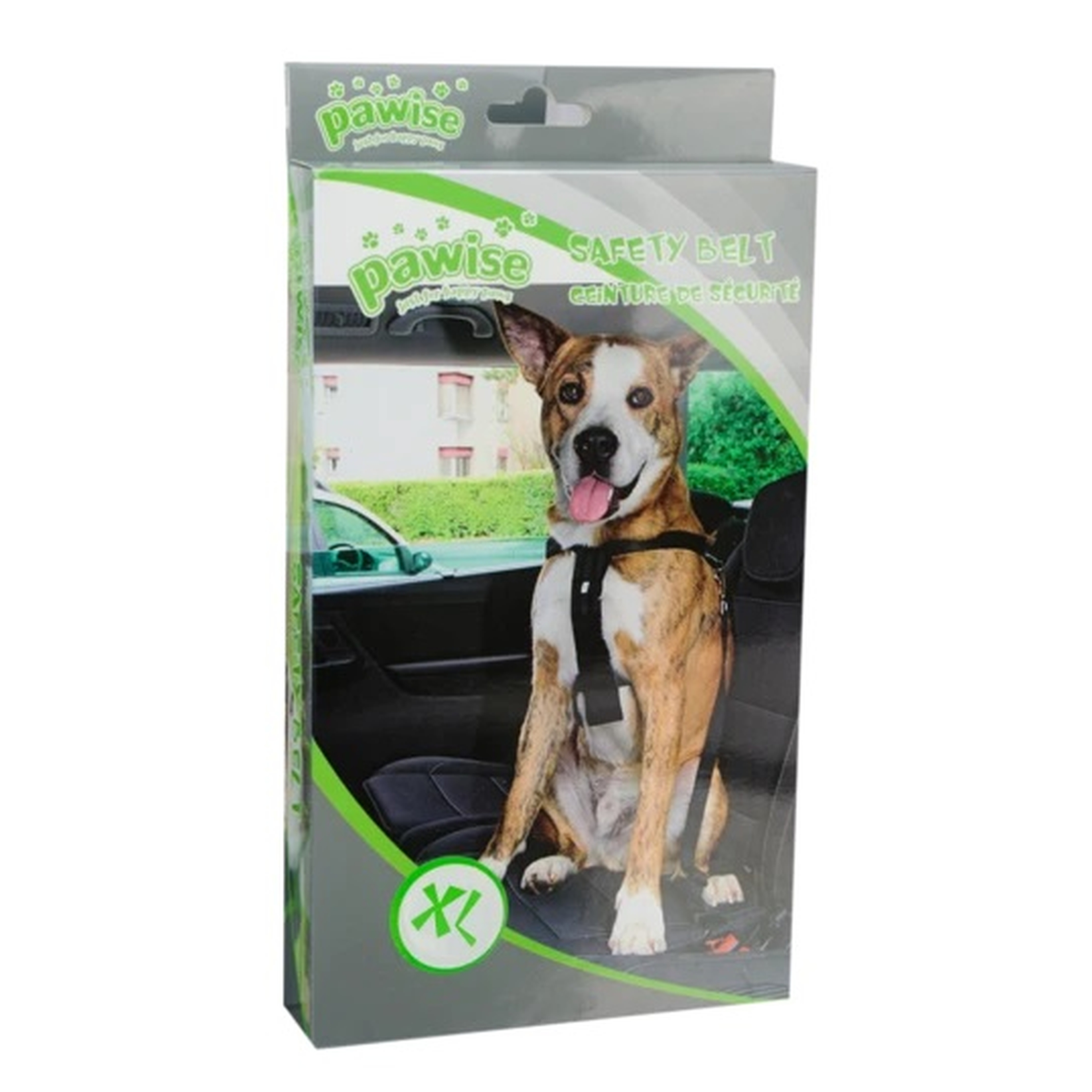 Hundetransport | Sicherheitsgurt | einstellbar | Gürtel | Schwarz | Nylon | 60 cm | S