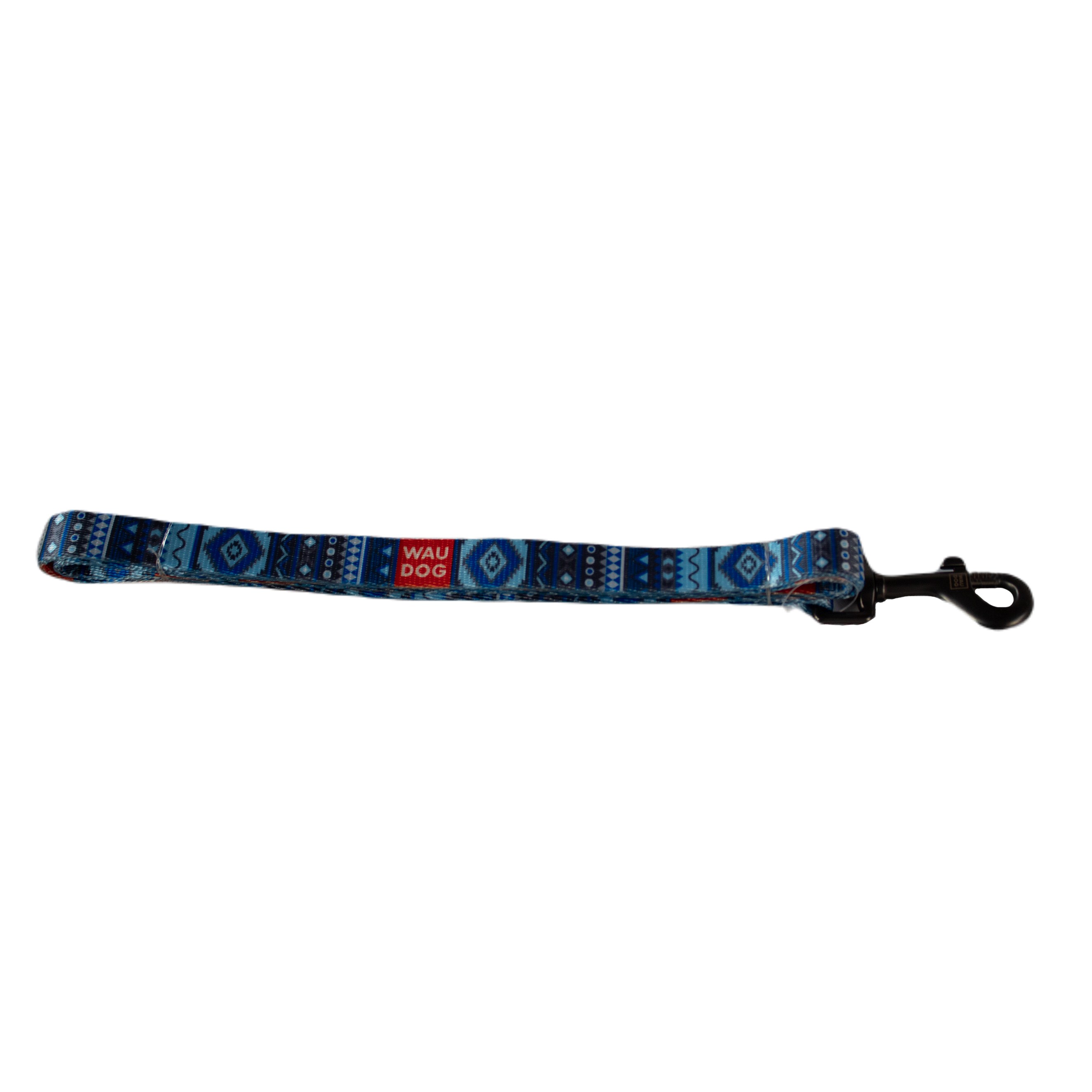 WAUDOG | Hundeleine Ethno | Blau | 122 cm Länge | Nylon | verschleißfest | strapazierfähig