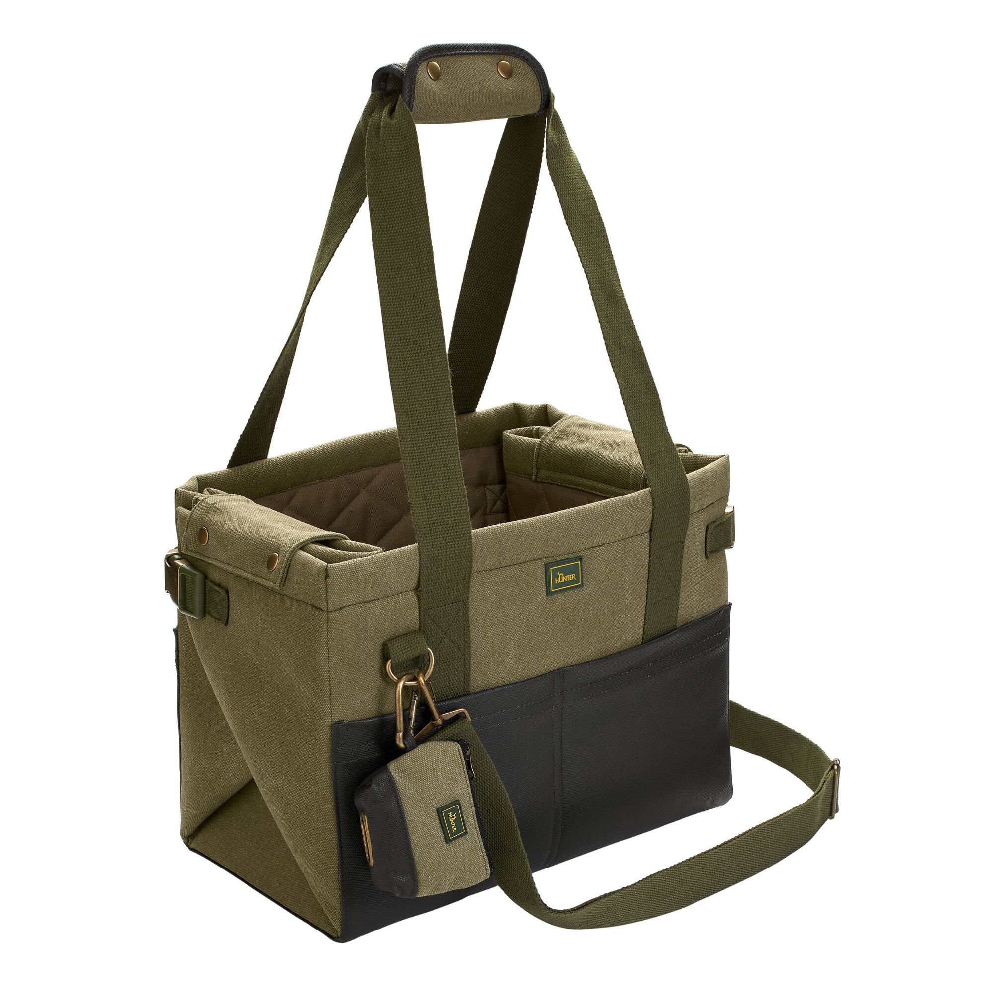 HUNTER | Tragetasche & Hundedecke | Madison | Khaki | Faltbar | Pflegeleicht | Robust
