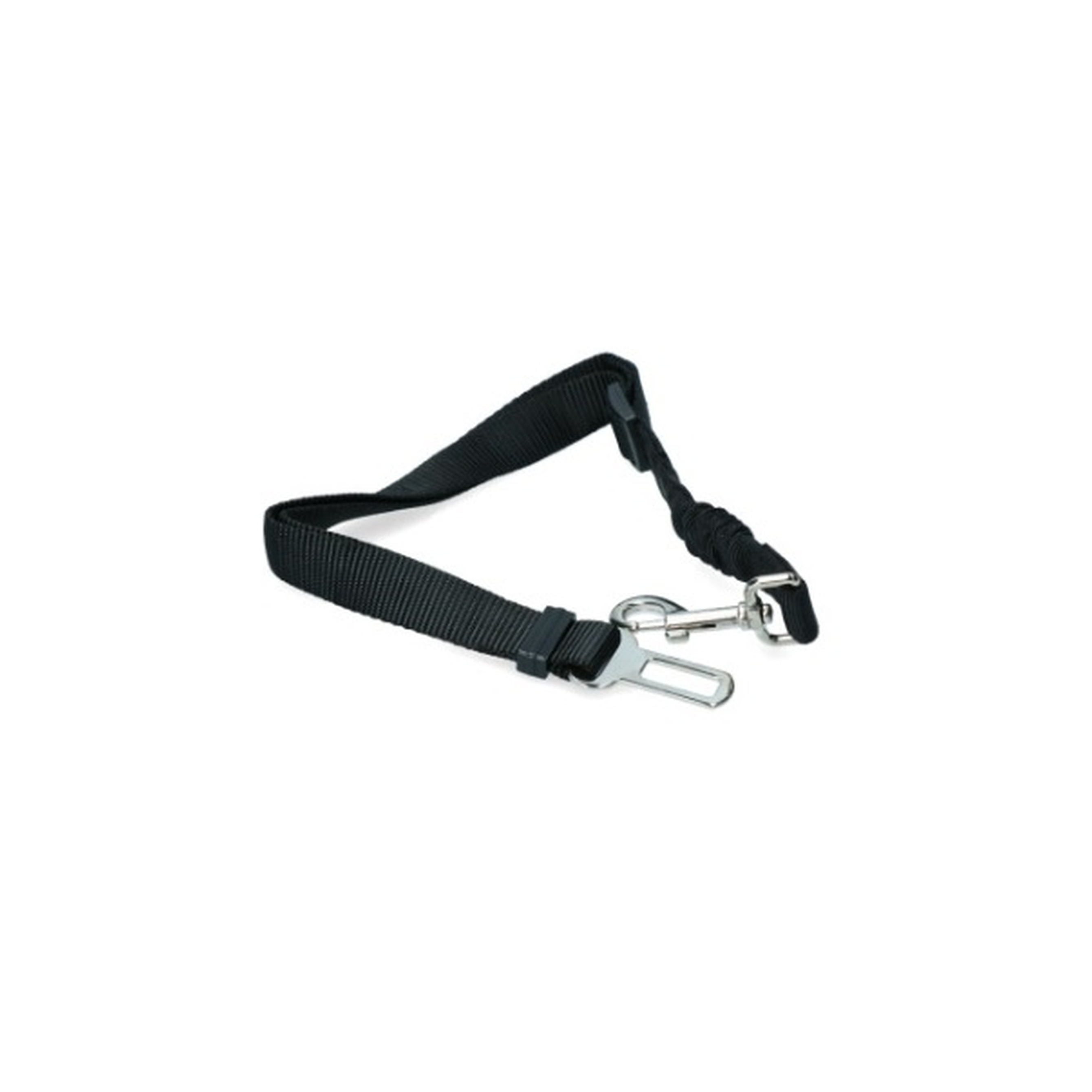 Hundetransport | Sicherheitsgurt | einstellbar | Gürtel | Schwarz | Nylon | 100 cm