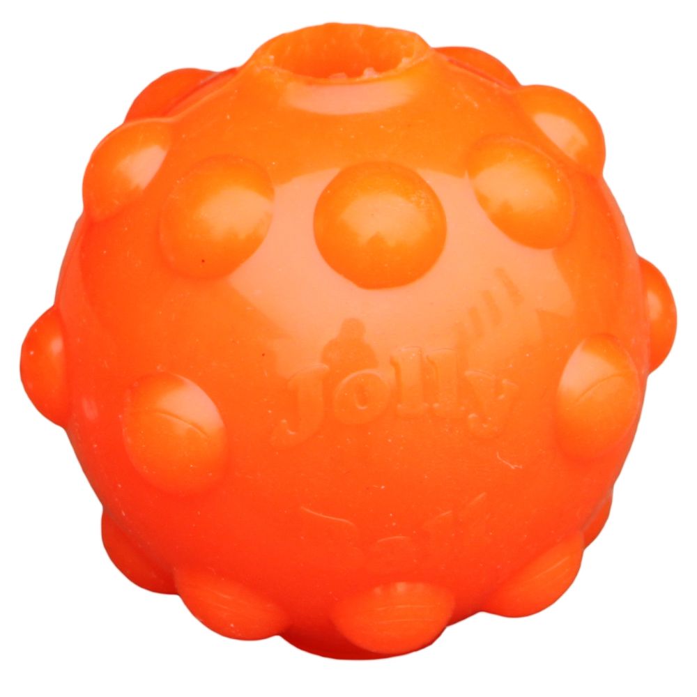 Jolly Pets | Apportieren | Leuchtet im Dunkeln | Orange | Gummi | 12.1x13.3x10.2 cm