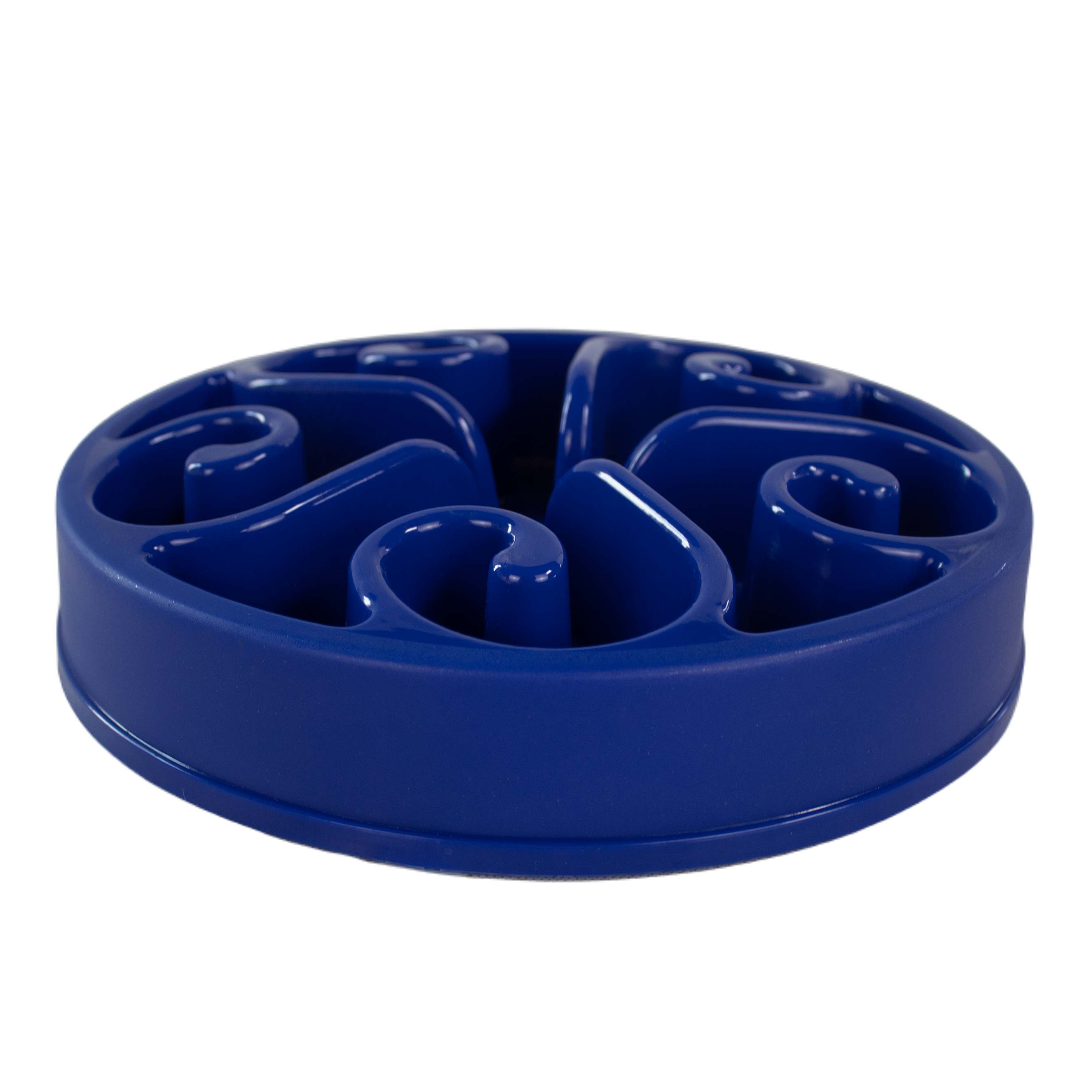 Eat Slow Live Longer | Hundenapf | Original | Anti Schling | Blau | versch Größen | Rutschfest