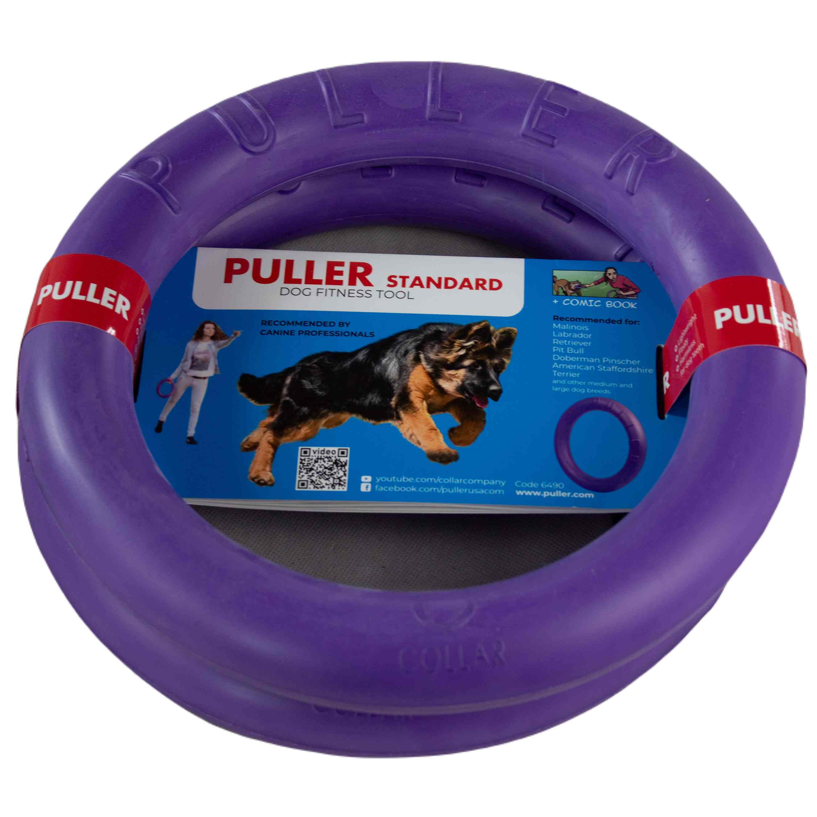 PULLER | Hundespielzeug | Trainingsring für Hunde | Wurfring | Wurfspielzeug | Apportieren