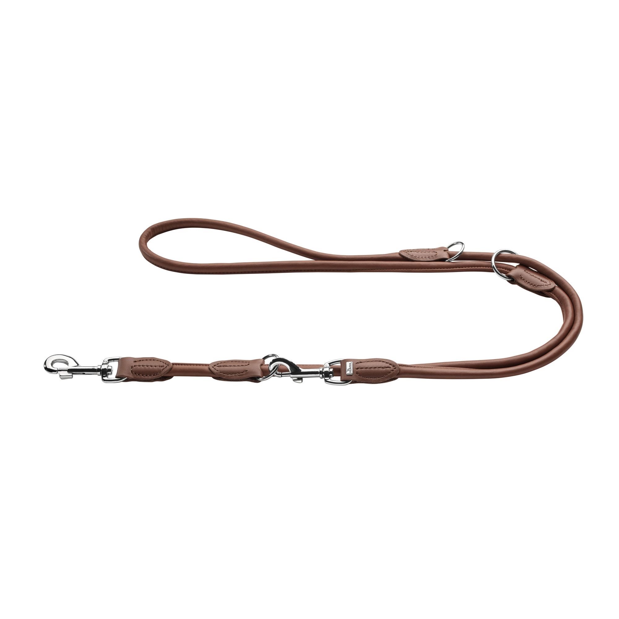 Hunter | Hundeleine Leder | Round & Soft | Führleine | Rindsleder | versch. Farben u. Größen