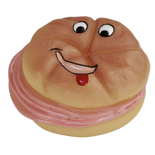 Coperani | Kauspielzeug für Hunde | Wurstsemmel | Braun | mit Squeaker |Vinyl Coperani | Kauspielzeug für Hunde | Wurstsemmel | Braun | mit Squeaker |Vinyl