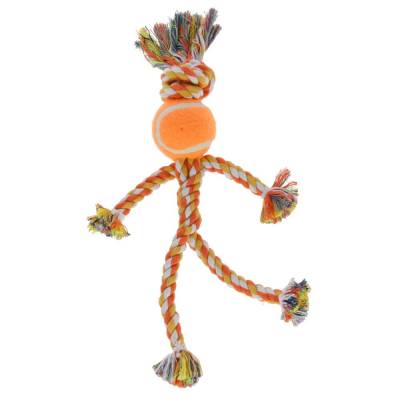Strichmännchen Ball 30cm orange Baumwolle