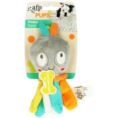 Hunde Kuscheltier Stofftier AFP Pups Octopus, Maße:19,5 x 8 x 5,5 cm