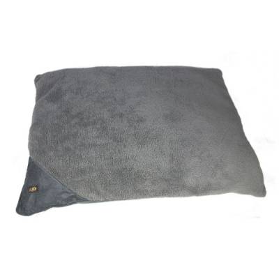 Hunde Schlafkissen AFP Lammwolle Kissen Bett L Grau, Maße:L 107 x 74 cm