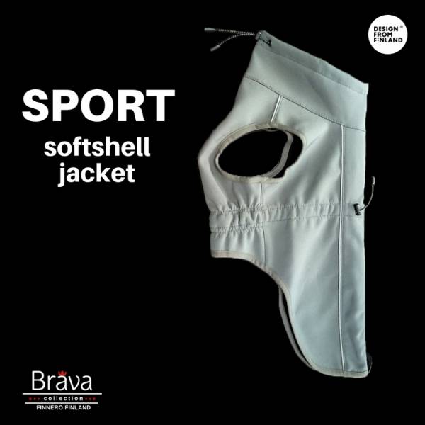 Finnero | Hundemantel Brava | Grau | versch. Größen | Sport Softshell Jacke | mit Reißverschluss Finnero | Hundemantel Brava | Grau | versch. Größen | Sport Softshell Jacke | mit Reißverschluss