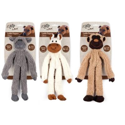 Hunde Kuscheltier Stofftier AFP Lammwolle Kuschel Floppers, Maße:43 x 16 x 6,5 cm