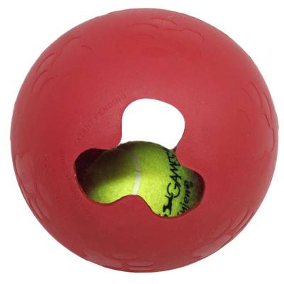 Hunde Spielzeugball Hundespielball mit Kugel, Durchmesser: 12.7 cm