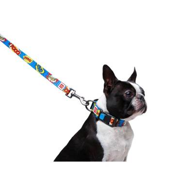 Collar | Hundeleine WAUDOG WOW | Bunt | 122 cm Länge | Nylongewebe | verschleißfest | robust