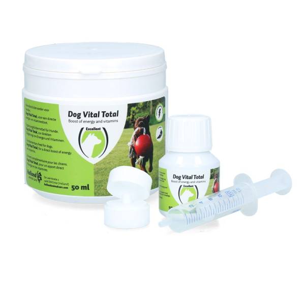 Excellent | Pflege & Hygiene | Dog Vital Total | Nahrungsergänzung | Vitamine | 50 ml Excellent | Pflege & Hygiene | Dog Vital Total | Nahrungsergänzung | Vitamine | 50 ml