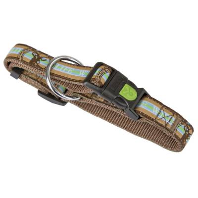 Kerbl | Hundehalsband Wild Life | Braun | verschiedene Größen | Klippverschluss | Halsband für Hunde
