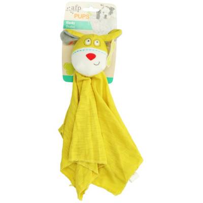 Hunde Kuscheltier Stofftier AFP Pups Blanky, Maße:33 x 12,5 x 5 cm