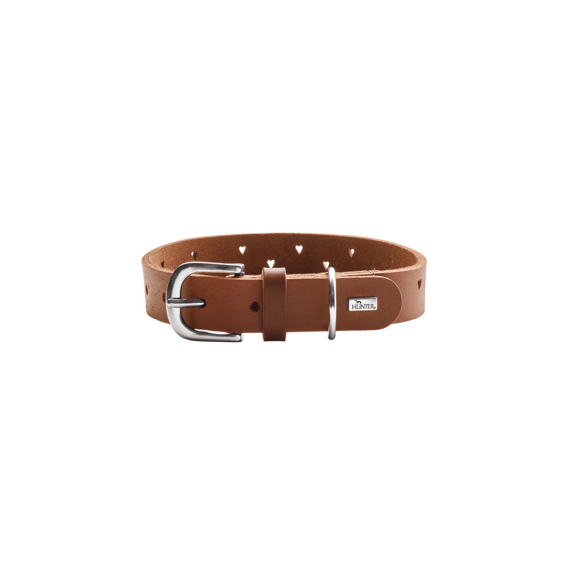 Hunter Ergonomisches Hundehalsband ARVIKA - Weiches Leder, Made In Germany