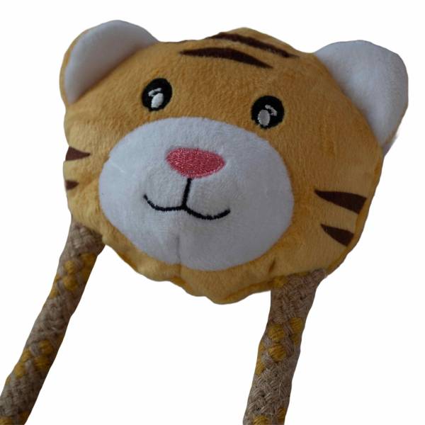 Hundespielzeug | Hundekuscheltier | Tiger | Gelb | versch. Größen | Kuscheltier | Hundespielzeug | S